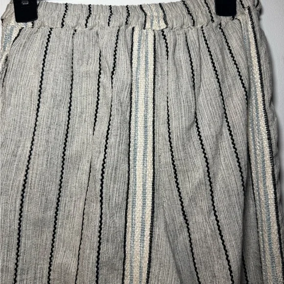 Free People Beige and Black Striped Joggers - Picture 6 of 8